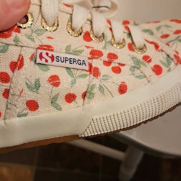 Superga Floral Cherry Sneakers - Picture 4 of 4